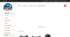 Desktop Screenshot of peakmediainc.com